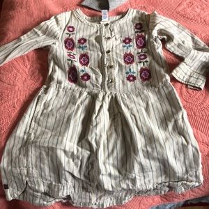 Girls size 7 Tea brand long sleeve dress